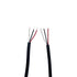 ESDEITT M6 3Pin Set (1 Transmission(25cm+25cm) Waterproof Male & Female Pigtail Cable Pair),Ideal for LED