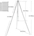 Yahpetes 31.5" Camping Tripod, 3 Sections Aluminum Telescopic Campfire Tripod for Outdoor Cooking