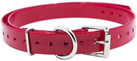 Replacement Collar Strap Bands, 27 1/2 X 3/4” with Double Buckle Loop for Pet Shock Bark Collars and Fences