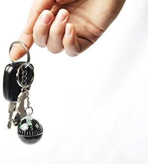 Munkees Ball Compass Keychain