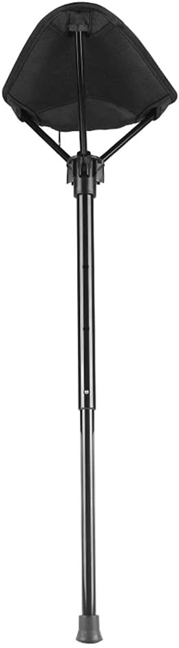 KADSXIYA Adjustable Telescopic Folding Stool Portable Single Leg High Chair Tall Slacker Chair
