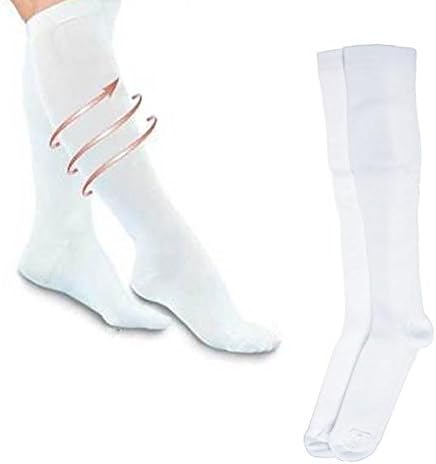 Sirosky 1 Compression Socks Graduated Anti Fatigue Support Sock Feet Pain Relieving Ache Relief for Men Woman Over the