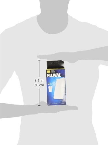 Fluval 106/107 Bio-Foam, Replacement Aquarium Filter Media, 2-Pack, Model A220