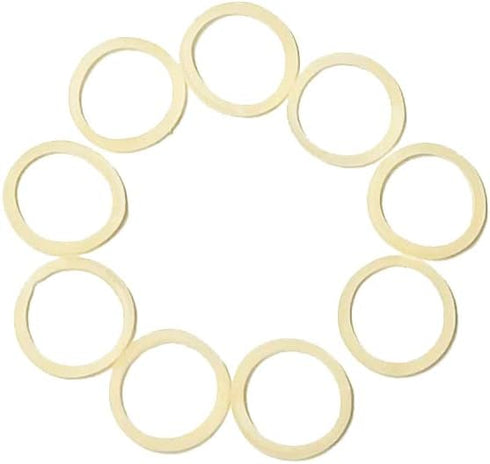Pet Supply 200 Pack Tiny Rubber Bands for Dog Hair Ties, 3/8" Ivory Rubber Bands for Grooming, Bows, Braids