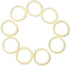 Pet Supply 200 Pack Tiny Rubber Bands for Dog Hair Ties, 3/8" Ivory Rubber Bands for Grooming, Bows, Braids