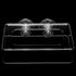 2PCS Acrylic Floating Fish Feeding Ring for Betta, Goldfish, Fish Feeding Ring for Aquarium Fish (L)