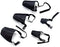 ewinever 5Pcs/Set Adjustable Breathable Dog Muzzles, Small Medium Large, Anti-Biting, Anti-Barking, Safety Protection