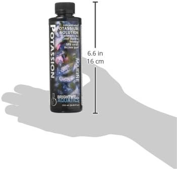Brightwell Aquatics Potassion, Liquid Potassium Supplement for Marine Reef Fish Aquariums, 250 ml