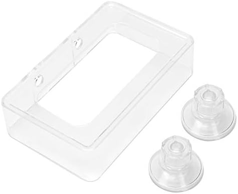 2PCS Acrylic Floating Fish Feeding Ring for Betta, Goldfish, Fish Feeding Ring for Aquarium Fish (L)