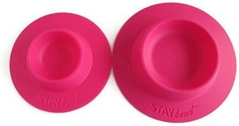 Tip-Proof Bowl for Guinea Pigs and Other Small Pets - Fuchsia (Pink), Large 3/4 Cup Size
