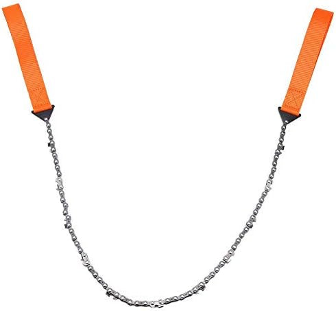 Handhold Chainsaw Long Chain Compact Folding Hand Chain Saw Portable Camping Survival Gear for Wood Cutting Camping Gear by Garosa