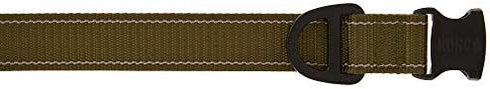 KONG Max Ultra Durable Dog Collar, Medium Size, Green Color