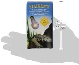 Fluker's 3 Pack Neodymium Daylight Bulbs for Reptiles, 75 Watt