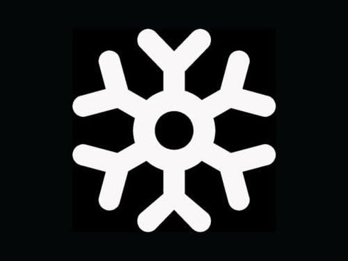 Ranger Products SNOWFLAKE Sticker Car Vinyl Window Decal Laptop Fun Snow Winter Ice Play