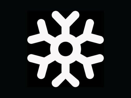 Ranger Products SNOWFLAKE Sticker Car Vinyl Window Decal Laptop Fun Snow Winter Ice Play