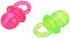 HEEPDD 2Pcs Dog Pacifier Chew Toys, Pet Puppy Molar Chewing Training Toys for Dogs and Cats (Red Green)