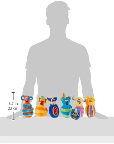 Set 6 Monster Bowling with Pins and a Bowling Ball