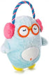 HugSmart Pet – Melody Bros Squeaky Plush Rope Tug Dog Toy with Less Stuffing - Penguin