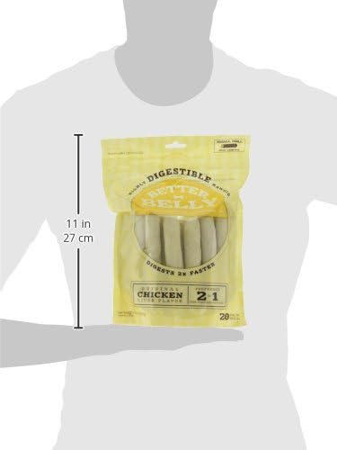 Better Belly Small Roll Bones - 60 Bones (3 Packs with 20 Bones Each)