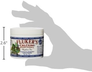 Reptile Calcium Supplement Fluker's Without Vitamin D3