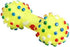 Soft Small Rubber Bone Pet Dog Puppy Cat Toys–Pet Chew Toy Squeaky Colorful Dot Toy for Puppy Games