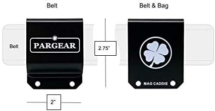 The Original Mag Landing Pad Golf Belt Clip, Golf Accessory Ver.2 for Magnetic Rangefinders, Magnetic Golf Towels,
