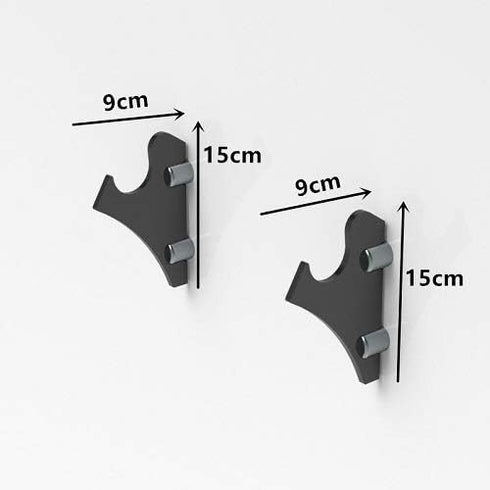 WANLIAN Wall-Mounted Lightsaber Rack, Suitable for Swords, 1 Pair of Lightsaber Sabers
