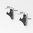 WANLIAN Wall-Mounted Lightsaber Rack, Suitable for Swords, 1 Pair of Lightsaber Sabers
