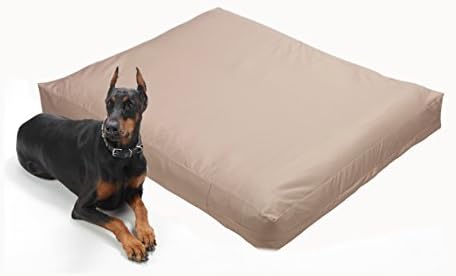 Dog Bed Liner, Premium Durable Waterproof Heavy Duty Machine Washable Material, Large, Tan