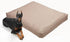Dog Bed Liner, Premium Durable Waterproof Heavy Duty Machine Washable Material, Large, Tan
