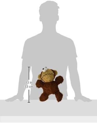 MIGHTY Microfiber Ball Monkey - Interactive Play Dog Toy with Squeaker, Strong & Tough, Machine Washable