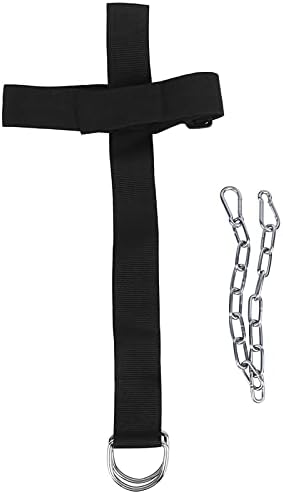 VGEBY Neck Harness Weight Training Equipment for Shoulders, Heavy Duty Steel Chain for Lifting