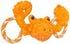 Jolly Tug-a-Mal Crab Tug/Squeak Toy, Medium, Jolly Pets, Crab (JTA63)
