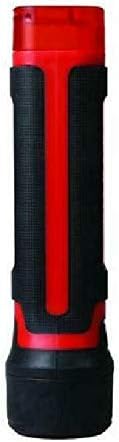 Life Gear Waterproof Signal Light with Rubberized Grip - Red Safety Light & Emergency Whistle