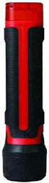 Life Gear Waterproof Signal Light with Rubberized Grip - Red Safety Light & Emergency Whistle