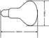 LUCKY HERP Reptile UVA UVB Mercury Vapor Bulb Lamp, PAR38, 100 Watt