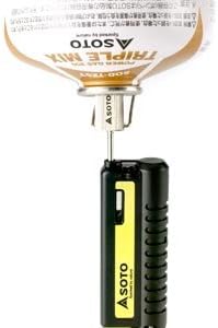 SOTO Pocket Torch, Refillable Extended Torch Lighter with Telescoping Burner Head, Electronic Ignition, Strong