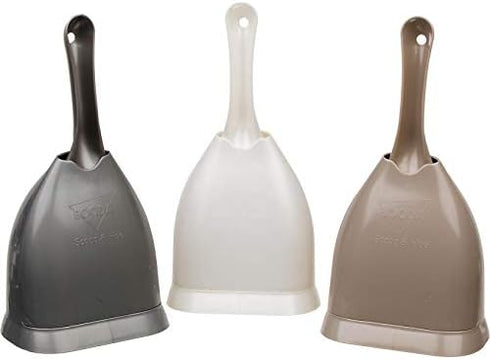 Petmate Scoop N' Hide Cat Litter Scoop with Holder, Brushed Nickel
