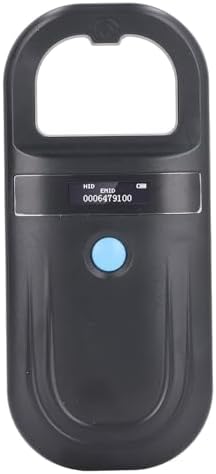 FOSA Animal ID Reader, Microchip Reader Scanner, Mini Animal Scanner, 134.2KHz ISO11784