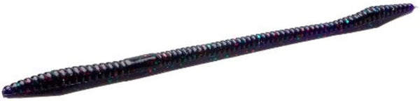 Zoom Bait Zoom Trick Worm-Pack of 20 (Junebug Red, 6.75-Inch)