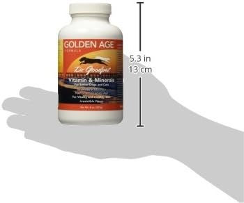 Golden Age All Natural Potent Multi-Vitamin/Mineral Powder for Adult Dogs and Cats