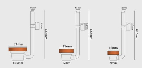 TWINSTAR CO2 Diffuser | Freshwater Aquariums up to 120 gallons | Ultra Clear Acrylic - Made in South Korea | Extremely Fine Pearls | More Porous Membrane (S-15mm)