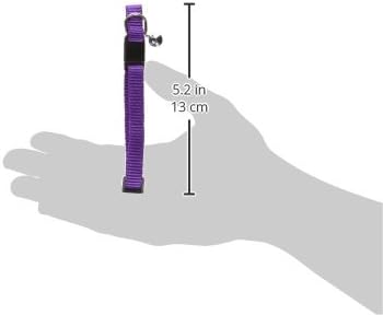 Guardian Gear Sparkling Grape Nylon Cat Collar, 8-12 Inch