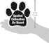 Imagine This Paw Car Magnet, Spoiled Chihuahua on Board, 5-1/2-Inch x 5-1/2-Inch