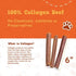 Jack&Pup 6" Beef Collagen Sticks for Dogs, Rawhide Free, Long Lasting, Healthy Dog Treats for Medium Dogs, 10 Pack