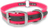 Regal Dog Products Medium Pink Heavy Duty Reflective Dog Collar with Durable Metal Buckle, Adjustable & Chew Proof