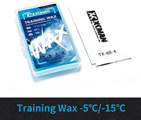 XCMAN Ski and Snowboard Waxing and Tuning Kit with Box for Traveling and Storage (Includes Tuning Tools)