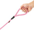 Gooby Mesh Leash - Pink, 4 FT Breathable Leash for Small Dogs with Bolt Snap Clasp