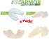 Professional Sport Mouth Guards - 2 Pack, No BPA, Safe Clear Color, Custom Fit, Free Carrying Case