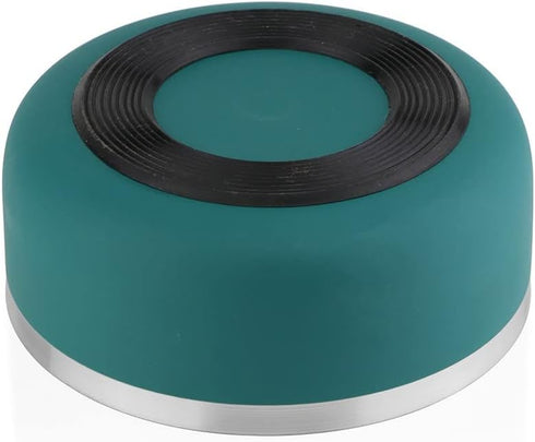 Camping Double Wall Anti-Skid Stainless Steel Water and Food Feeding Bowl for Adult Dogs, Puppies, Cats |Stainless Steel | Anti-Skid | Easy to Clean Pet Feeder (Dark Green, 40 Oz)